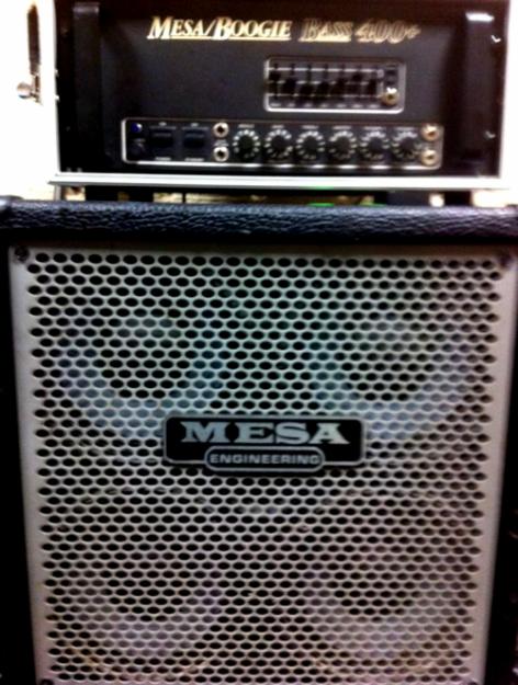 Vendo mesa boogie 400+bass  + powerhouse 4x10