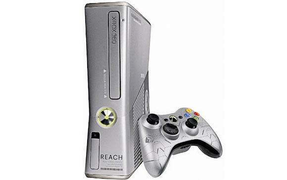 Xbox 360 slim (ed. limitada halo) seminueva