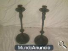 2 CANDELABROS MODERNOS COLOR GRIS NUEVOS - mejor precio | unprecio.es