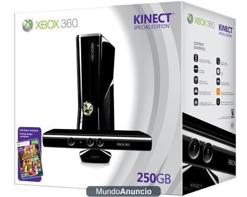 Vendo xbox 360 250gb Nuevo + kinect