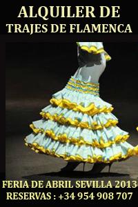 Alquiler de trajes de flamenca Sevilla