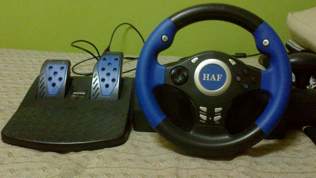 volante para pc y tambien play station 2 en muy bien estado