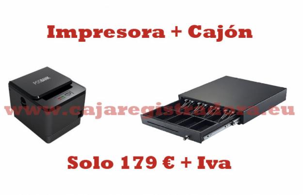 IMPRESORA TICKETS USB MÁS CAJÓN PORTAMONEDAS