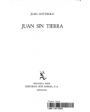 Juan sin tierra. Novela. Cubierta de Joan Batallé. ---  Seix Barral, Biblioteca Breve, 1975, Barcelona. 1ª edición.