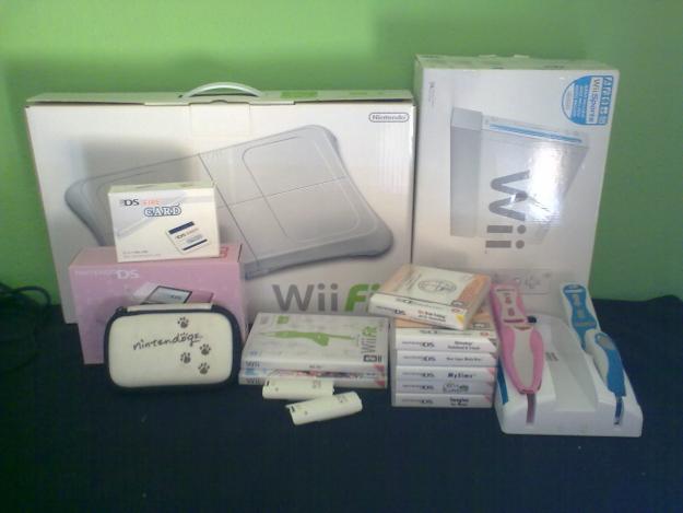 SE VENDE LOTE COMPLETO DE NINTENDO WII Y NINTENDO DS