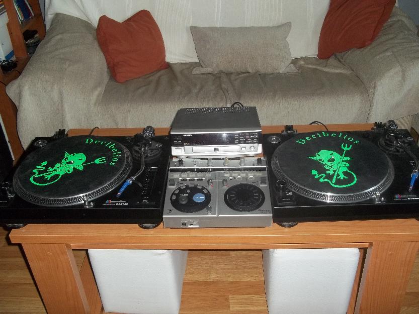 conjunto de aparatos  DJ