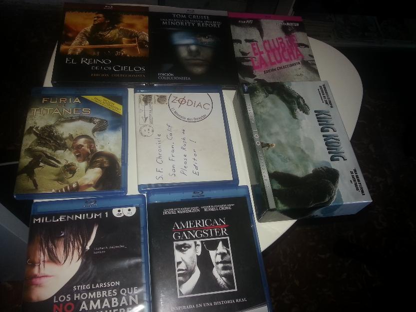 varias peliculas en blu ray