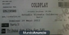 VENDO 2 CLIPS Y REGALO 2 ENTRADAS CONCIERTO COLDPLAY - mejor precio | unprecio.es