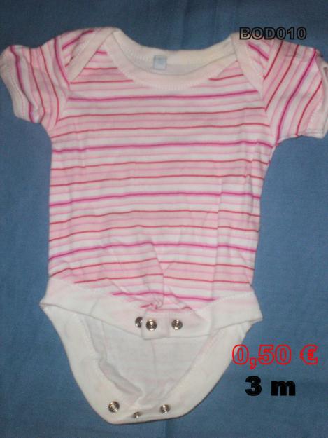 ROPA DE BEBE DESDE 0,25 EUROS, DIFERENTES TALLAS, MUCHAS PRENDAS