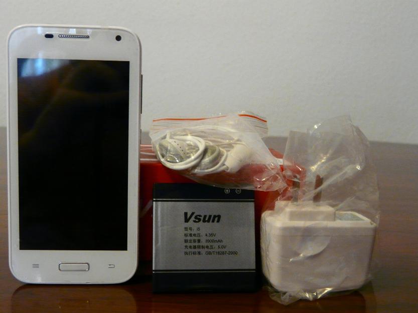 Smartphone Vsun i5 dual sim, dual core, 1GB RAM, pantalla 960X540 píxeles, 8MP