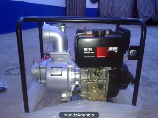 Motobomba Diesel Arranque Electrico Serie 400