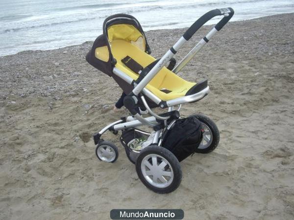 VENDO COCHECITO QUINNY BUZZ 4 + CAPAZO DREAMI AMARILLO (URGE)