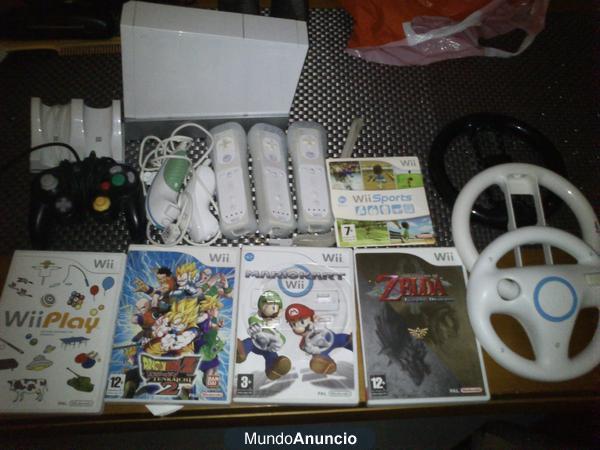 Wii blanca en perfecto estado