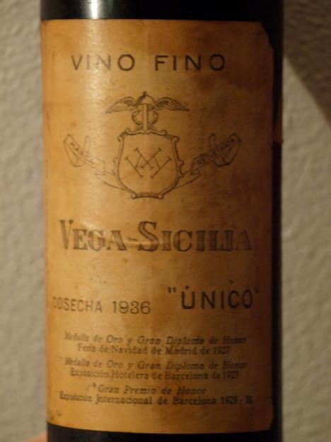 Vega Sicilia Único 1936