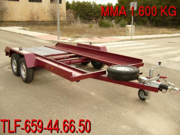 REMOLQUE PORTACOCHES DE MMA 1600 KG EN OFERTA