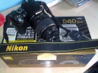 SE VENDE CAMARA REFLEX.NIKON D-40 POR TAN SOLO 270€(+inf.preguntar.637107974) - mejor precio | unprecio.es