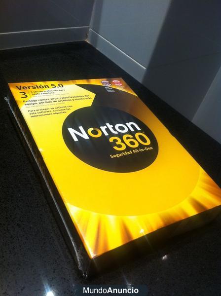 Antivirus Norton 360, 3 Equipos, 1 año de proteccion, original y precintado