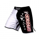 Bermuda Warrior Wear "Domination" Negro-Blanco - mejor precio | unprecio.es