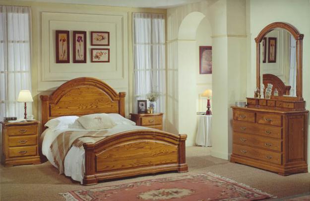 dormitorio madera maciza de castaño, descuento del 60% liquidacion de tienda
