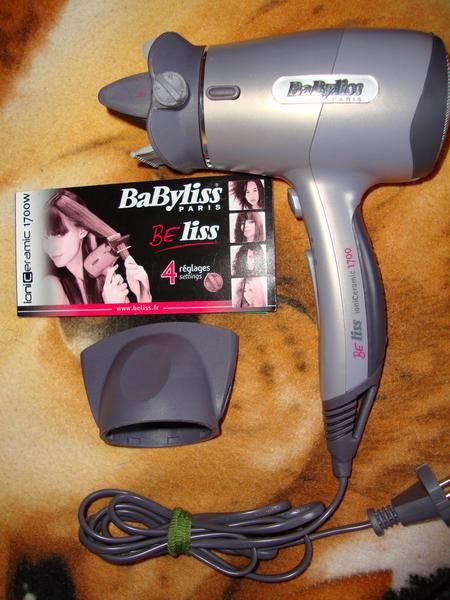 Secador de pelo babyliss ioniceramic 1700