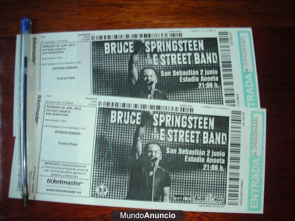 Vendo Boli Bic y regalo 2 entradas Bruce Springsteen (Donosti)
