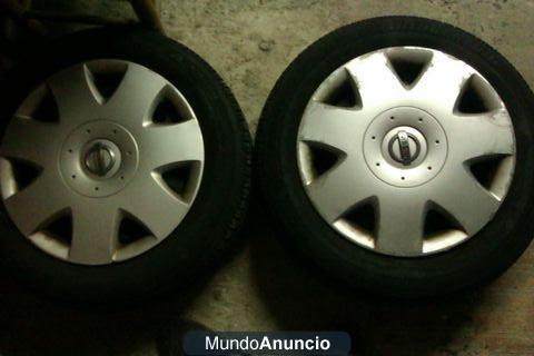 2NEUMATICOS SEMINUEVOS bridgestone185 65R15 88H