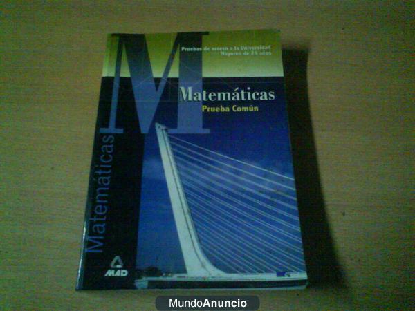 LIBRO DE MATEMATICAS-ACCESO A LA UNIVERSIDAD