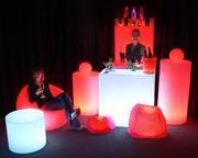 sofás con luz para eventos | Sillones iluminados | Condismat disegn