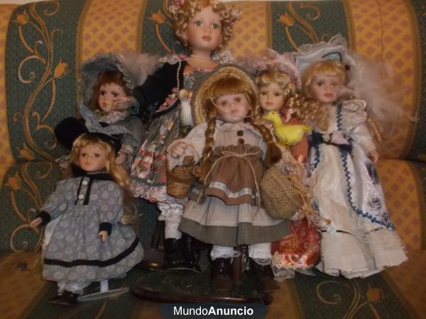 vendo muñecas de porcelana
