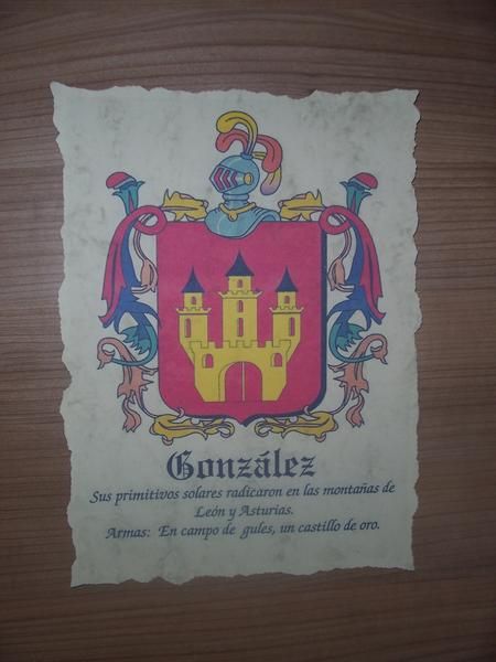 Escudos heraldicos de los apellidos