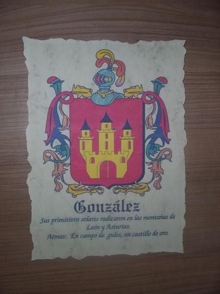 Escudos heraldicos de los apellidos
