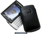 Suncase - Funda de cuero para Sony Ericsson Xperia X10 mini pro, color negro - mejor precio | unprecio.es