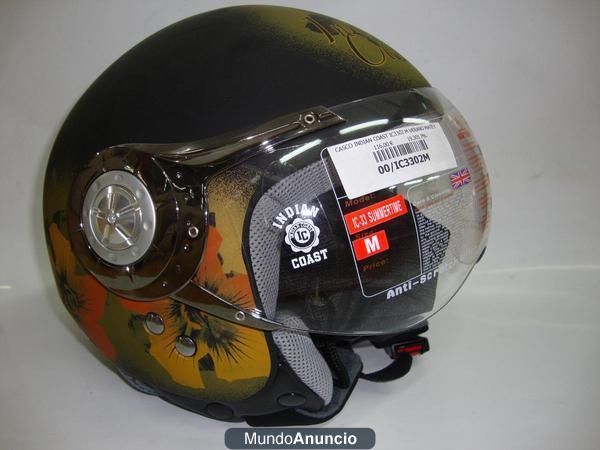 Oferta a mitad de precio, casco moto retro/coustom