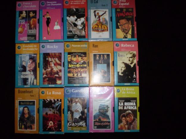15 Peliculas VHS.