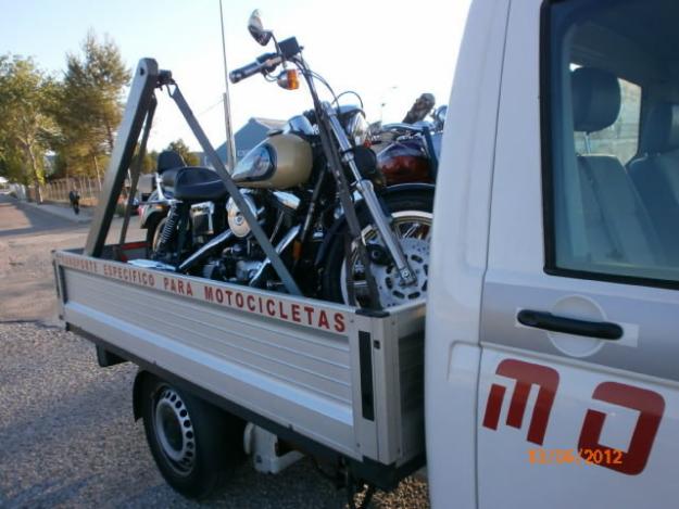 Grua para motos y transporte de motos en valencia