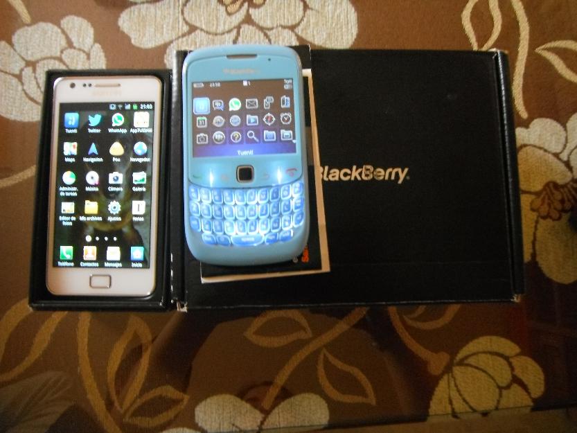 samsung galaxy s2 + blackberry 8520