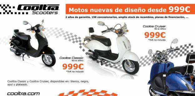 Nueva Scooter Cooltra Cruiser/Classic 125cc ahora por sólo 999€ PVP*