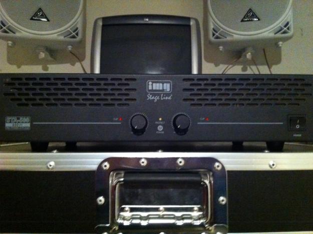 Amplificador 600w + 2 altavoces pasivos Omnitronic