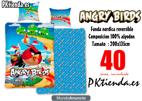 Funda nordica  Angry Birds