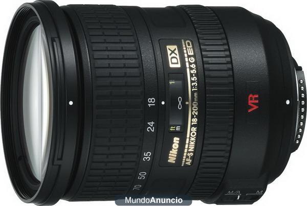 Se vende Nikon 18-200  f3.5-5.6 DX G VR AF-S