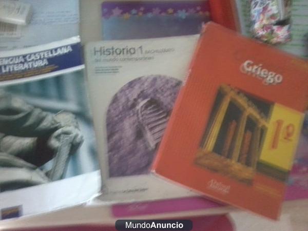 Libros de 1º de bachiller