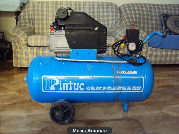 COMPRESOR PINTUC 50L MK245 PROFESIONAL