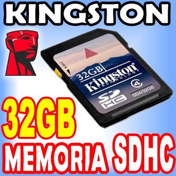 TARJETA DE MEMORIA KINGSTON SD 32 GB SDHC + LECTOR