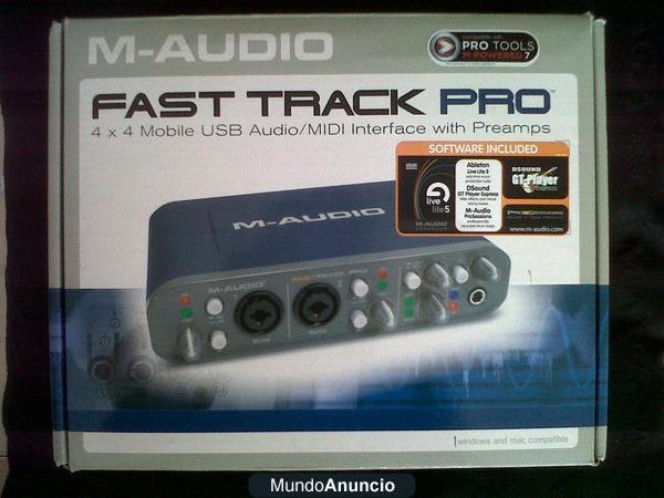 Vendo tarjeta de sonido M-AUDIO Fast Track Pro