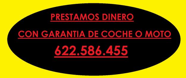 Prestamos con garantia de coche o moto