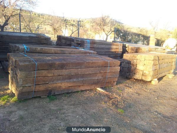 traviesas de tren