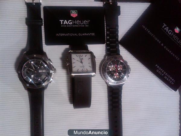 3 AUTENTICOS RELOJES TAG HEUER