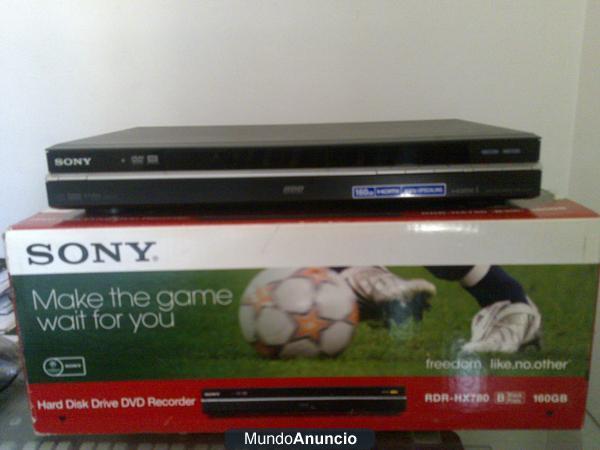 regrabador dvd sony HDMI de 160 gb de memoria nuevo