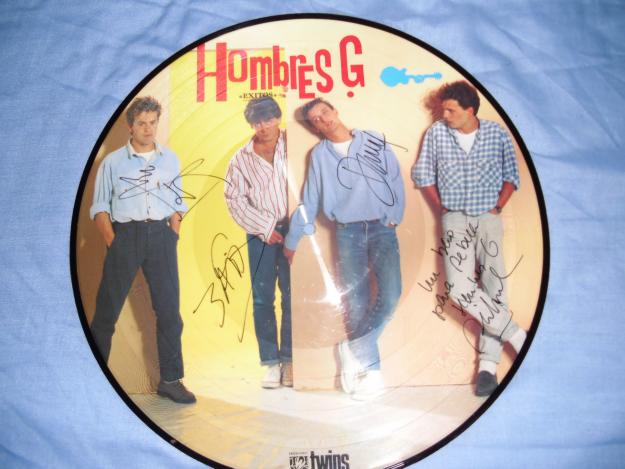 vinilo hombres g ediccion limitada 1986 dedicado y firmado