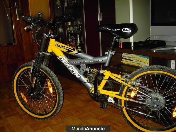 Bicicleta demon rx doble suspension